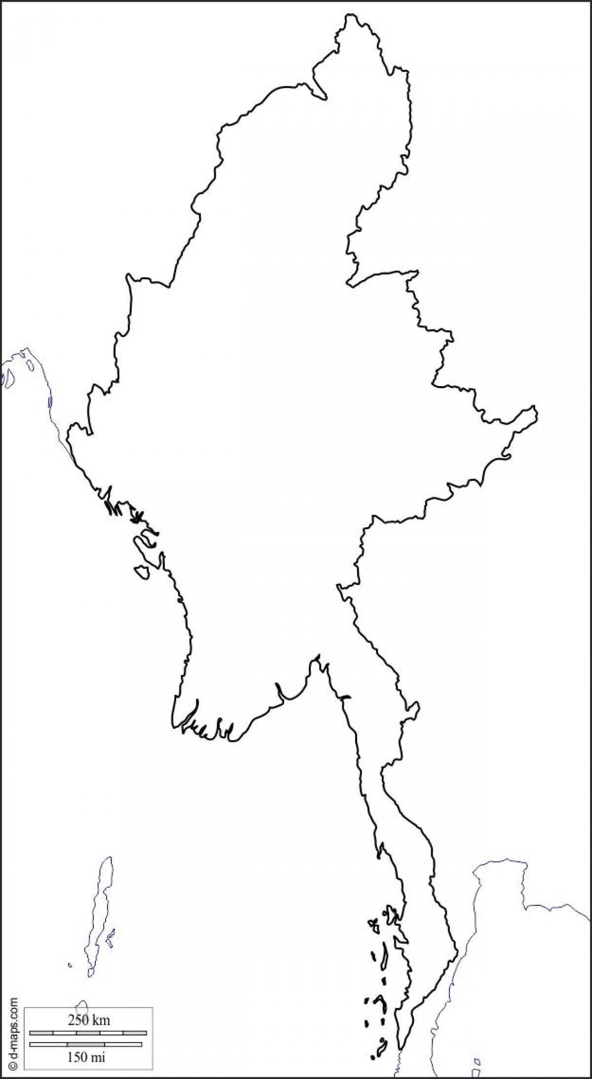 Kat jeyografik nan Myanma drawin